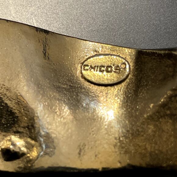 Chico's Brutalist Cuff Bracelet Love Hope Dream Wish - Picture 8 of 8